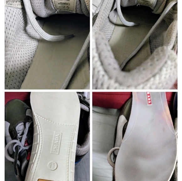 Men's PRADA Double Cup Sneaker size UK 11 us 12 authentic - Picture 4 of 16